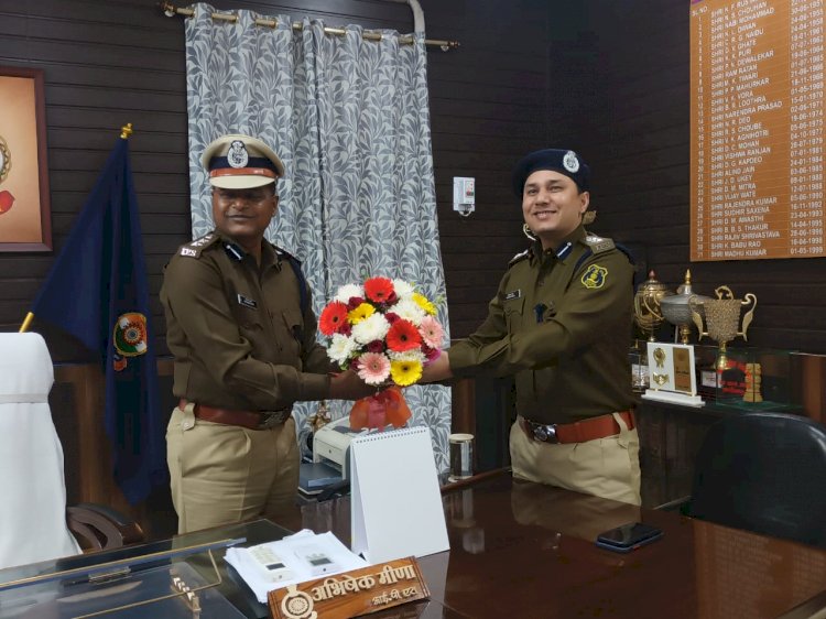 सदानंद कुमार ने संभाला रायगढ़ के नये पुलिस अधीक्षक का पदभार 