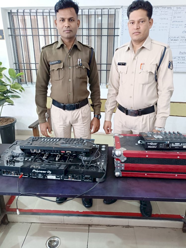 देर रात तक डीजे बजाने वालो पर शक्त हुई पुलिस 