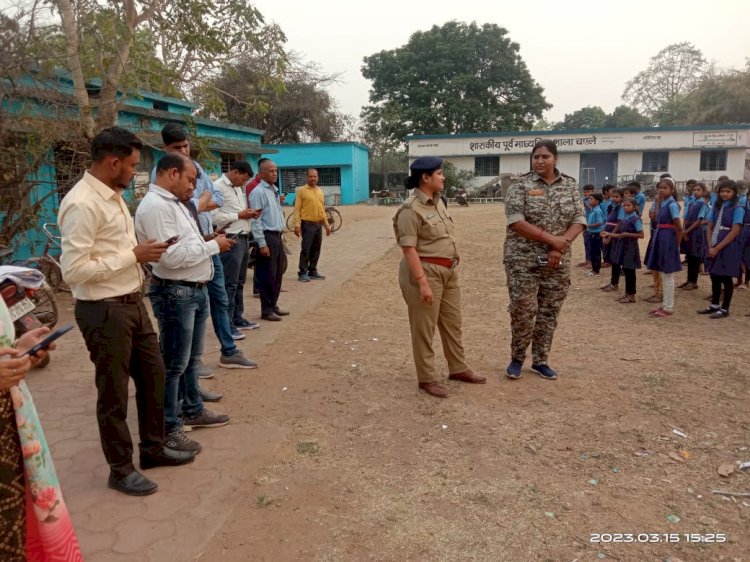 विद्यार्थीयो को दी गई गुड़टच बैड़ टच की जानकारी 