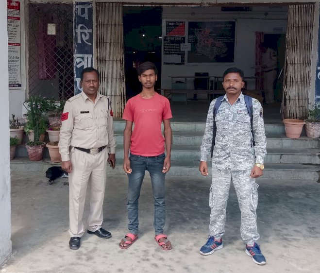 दो किलो गाँजा के साथ आरोपी गिरफ्तार 