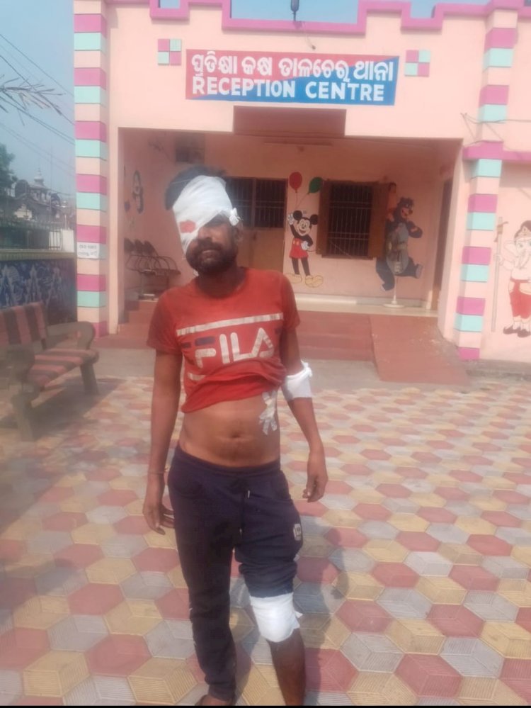 ट्रक चालक पर जानलेवा हमला 