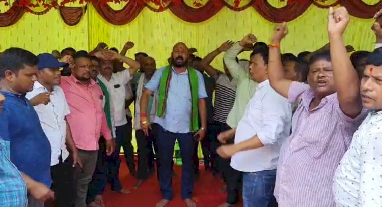 तालचेर में स्टेरिंग छोडो़ आन्दोलन 