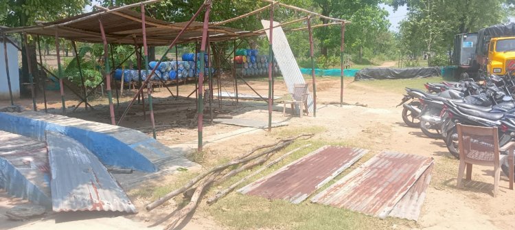 सीआरपीएफ पर मौसम की मार फिर एक बार