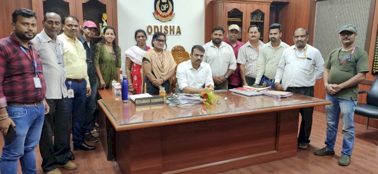 ओडीएमएम और पुलिस अधीक्षक की शिष्टाचार मुलाकात - गंभीर मुद्दों पर चर्चा 