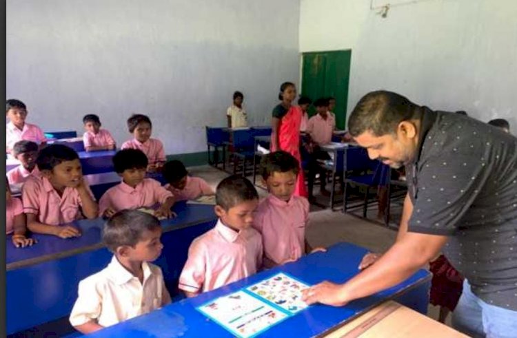  ओसारा और पेयजल की समस्या से जूझता विद्यालय 