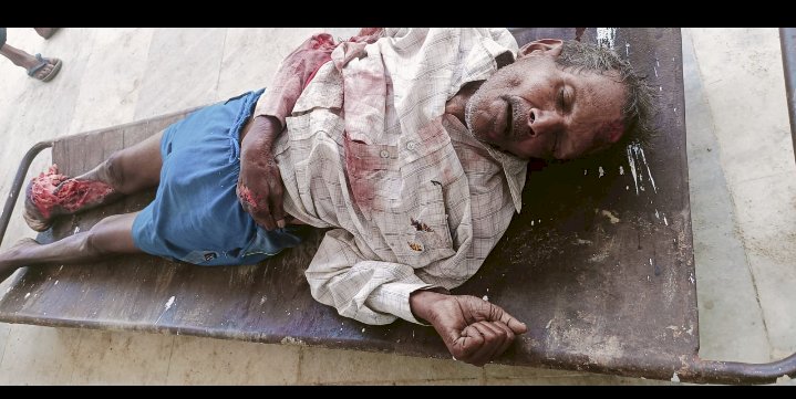 सड़क दुर्घटना में अजनबी की मौत 