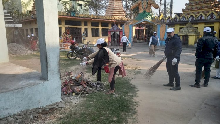 भाजपा ने चलाया स्वच्छता अभियान 