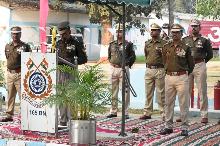 नक्सल प्रभावित क्षेत्र में 165 बटालियन द्वारा विभिन्न कार्यक्रम आयोजित 