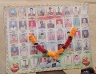 पुलवामा के वीर शहीदों की पाँचवीं बरसी पर श्रध्दांजलि सभा का आयोजन