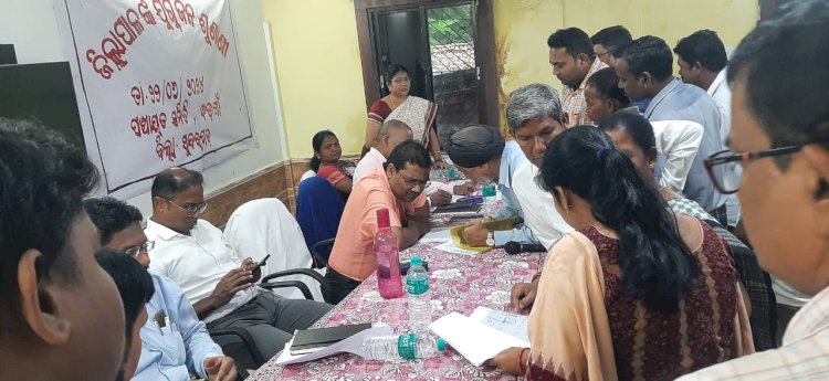 बड़गांव प्रखंड क्षेत्र में संयुक्त लोक शिकायत सुनवाई आयोजित