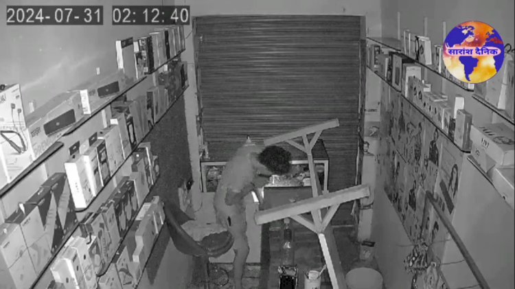 एक ही दुकान में तीसरी बार हुई चोरी 