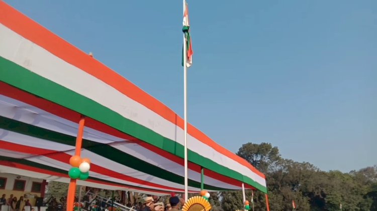 राउरकेला स्टील प्लांट ने देशभक्ति के जोश के साथ मनाया भारत का 76वां गणतंत्र दिवस