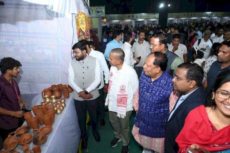 राज्य हस्तशिल प्रदर्शनी का शुभारंभ 