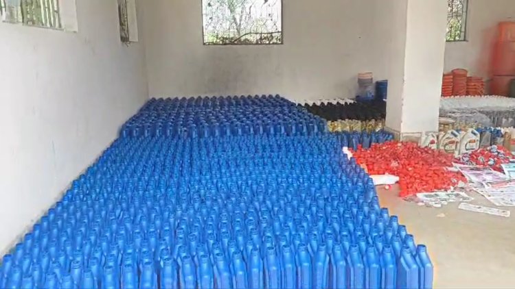 पुलिस को मिला नकली लुब्रिकेंट बनाने अड्डा दो गिरफ्तार  