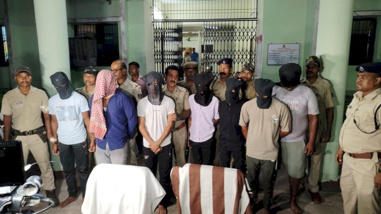 छेड़ के बीएसएस मार्केट में घटित हत्याकांड़ में 7 आरोपी गिरफ्तार  