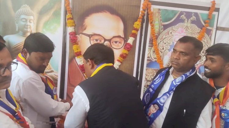 अयोध्या में बाबा साहेब भीमराव अंबेडकर की जयंती धूमधाम से मनाई गई 