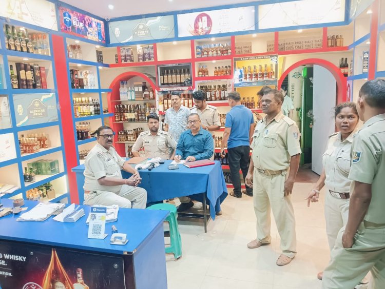 बिदेशी शराब दुकान सील 
