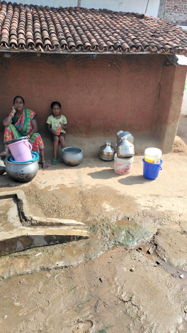पेयजल के अभाव से जूझ रहे है तकरीबन 300 परिवार 