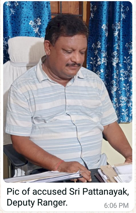 रिश्वत लेते सतर्कता विभाग के हत्ते चढा़ बिसरा उप रेंजर 