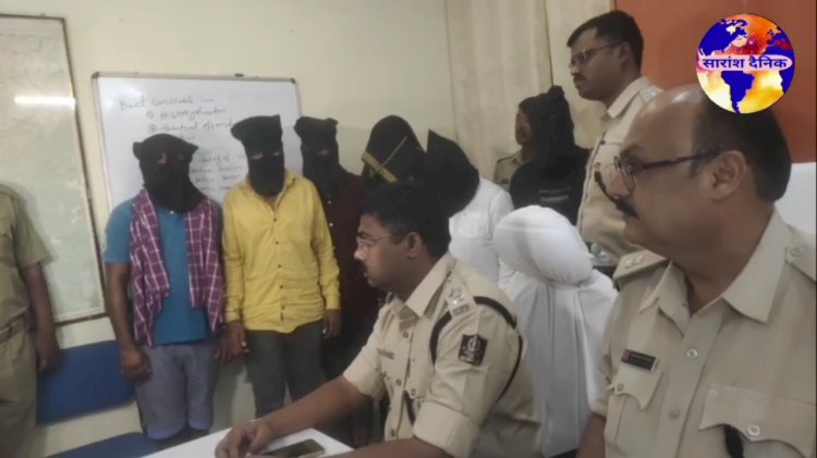 अवैध हथियारों के साथ कुख्यात अपराधी बीट्टू तांति और उसके साथी गिरफ्तार 