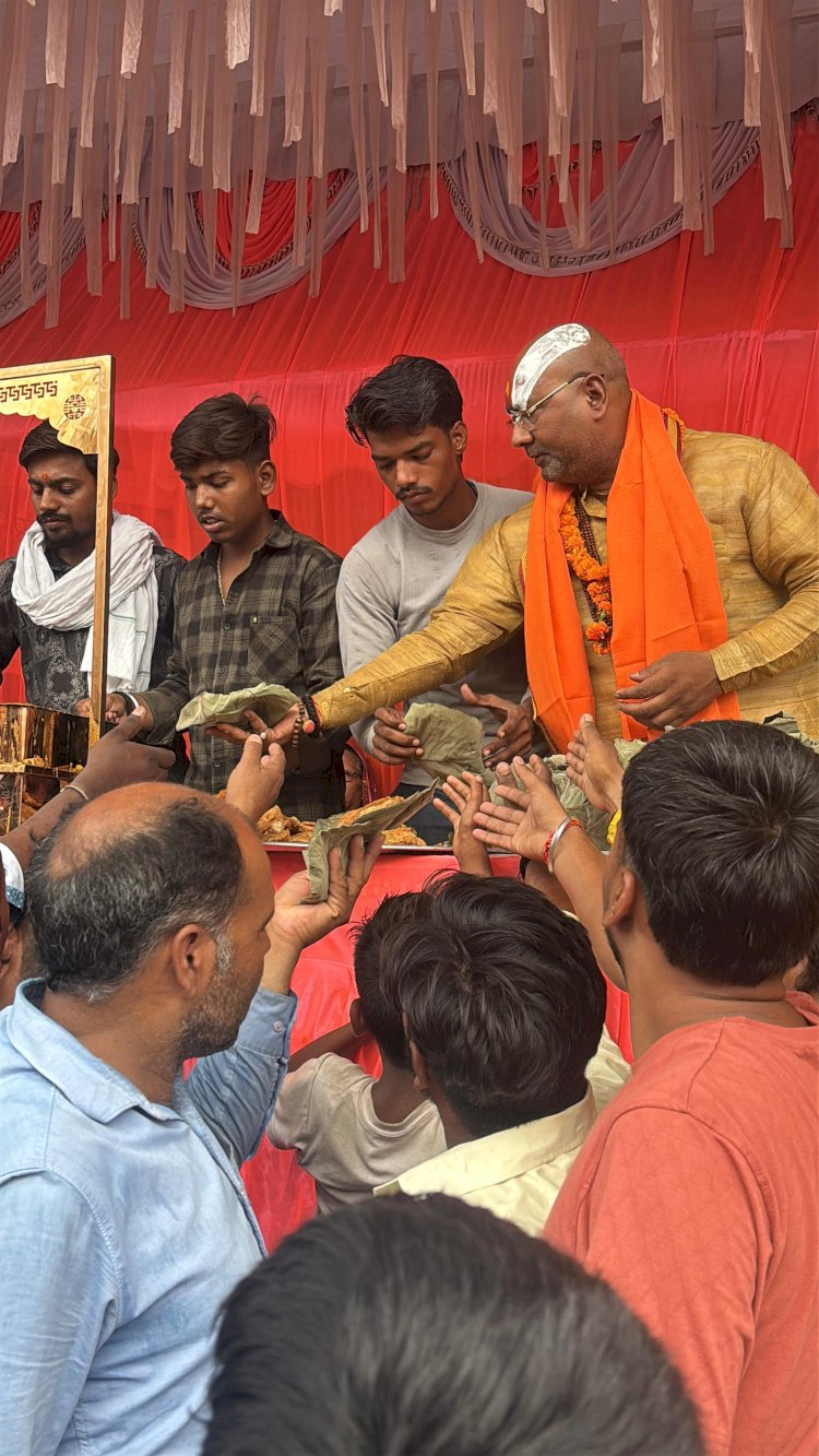 तीर्थ पुरोहित समाज ने किया विशाल भंडारे का आयोजन 