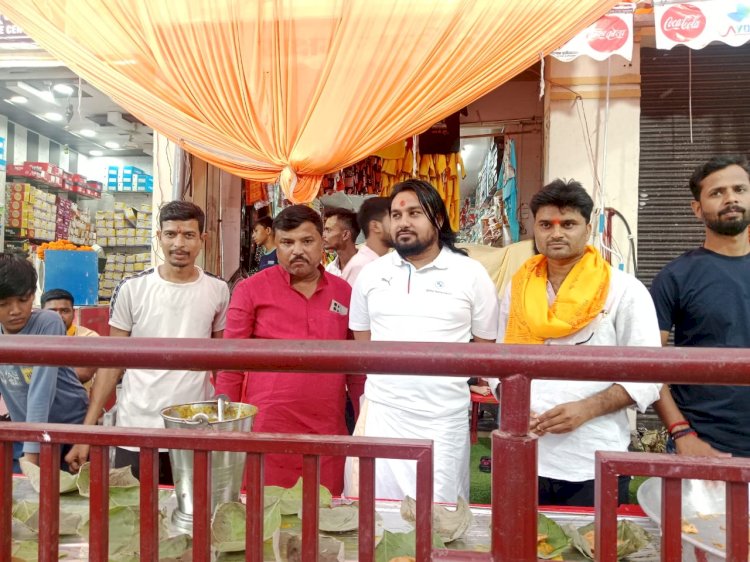 अयोध्या में भव्य भंडारे का शुभारंभ