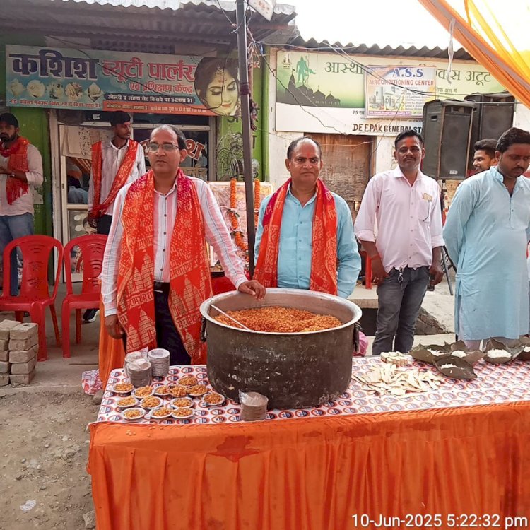 देवकाली श्रीरामपुर कालोनी में भव्य प्रसाद सेवन कार्यक्रम संपन्न 