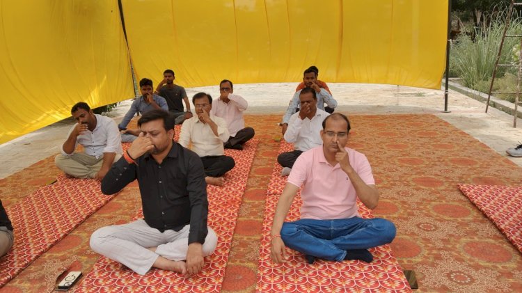 अंतर्राष्ट्रीय योग दिवस पर जीएस डेवलपर प्राइवेट लिमिटेड का प्रेरणादायक आयोजन
