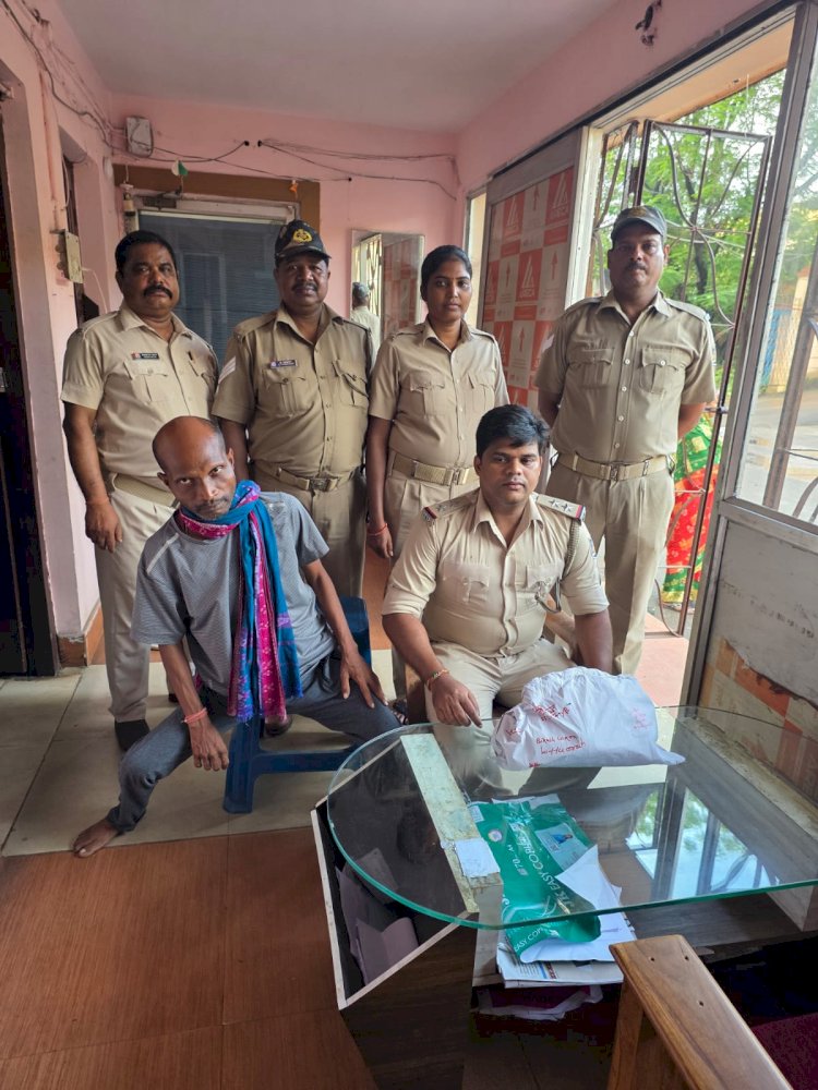 एक किलो प्रतिबंधित गाँजा के साथ आरोपी गिरफ्तार 