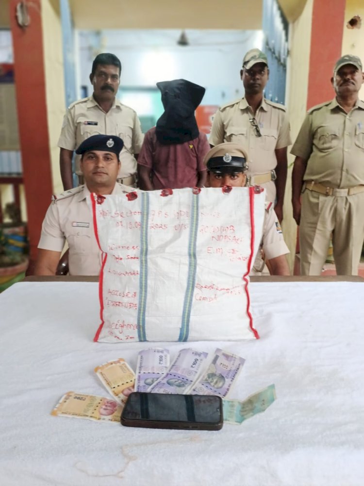 सेक्टर 7 थाना क्षेत्र में प्रतिबन्धीत गाँजा के साथ एक गिरफ्तार 