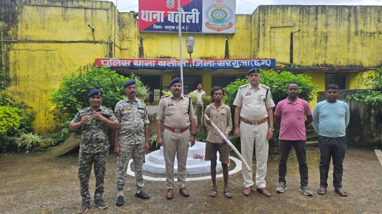 हत्या का आरोपी पुलिस की गिरफ्त में