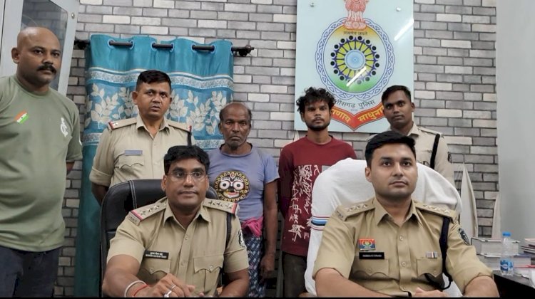दोहरे हत्याकांड में बेटे समेत दो गिरफ्तार
