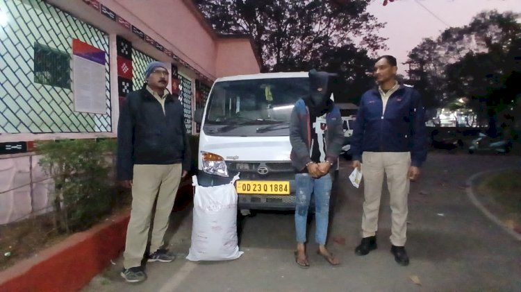 नये साल के पहले दिन अवैध गांजा के साथ आरोपी गिरफ्तार
