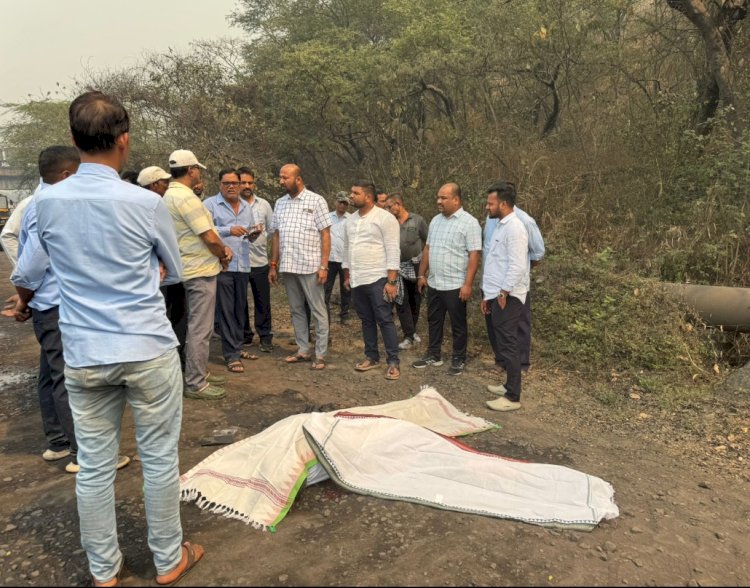 डंपर चालक की दुर्घटना में मौत 