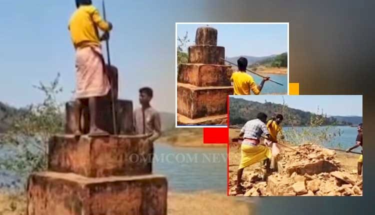 मलकानगिरी में ग्रामीणों ने 20 माओवादी स्मारक तोड़े