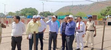 दपूरे महाप्रबंधक का राउरकेला ओर झारसुगड़ा दौरा