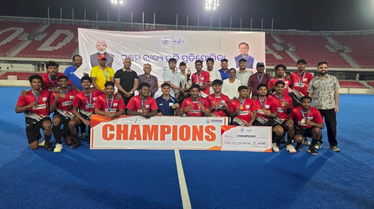अंतर जिला सीनियर पुरूष हॉकी में राउरकेला क्रीड़ा छात्रावास विजेता