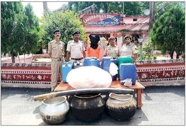 320 लीटर शराब ज़ब्त एक गिरफ्तार