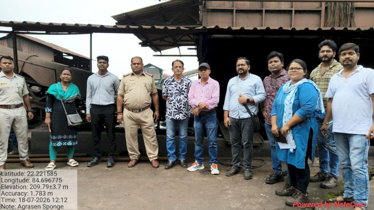 प्रदूषण नियमों के उल्लंघन पर अग्रसेन स्पंज के तीन यूनिट सील