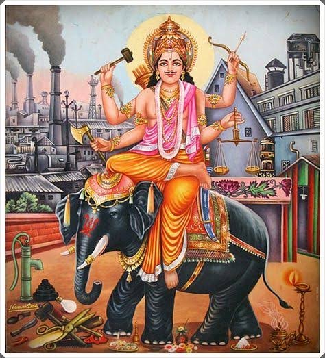 भगवान विश्वकर्मा सृजन शिल्प और तकनीकी कौशल के प्रतीक