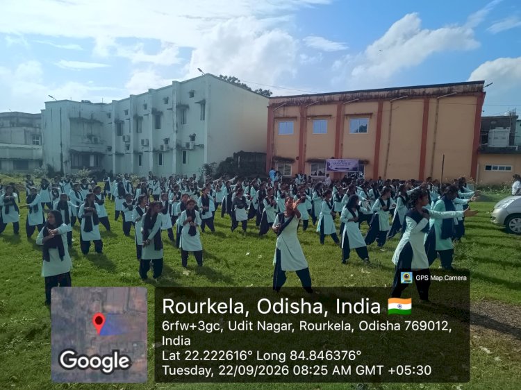 म्युनिसिपल कॉलेज राउरकेला में आत्मरक्षा कौशल शिक्षा शिविर का उद्घाटन