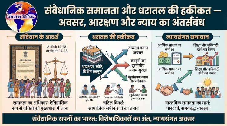 संवैधानिक समानता और धरातल की हकीकत