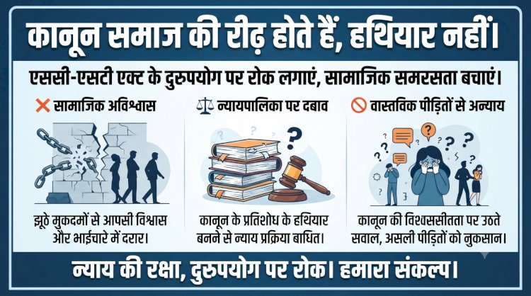  एससी एसटी एक्ट का बढ़ता दुरुपयोग 