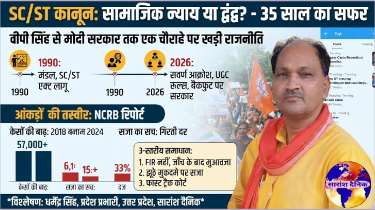 एससी एसटी कानून पर धर्मेन्द्र सिंह का विश्लेषण