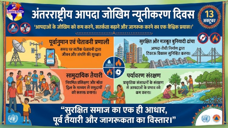 13 अक्टूबर: अंतरराष्ट्रीय आपदा जोखिम न्यूनीकरण दिवस